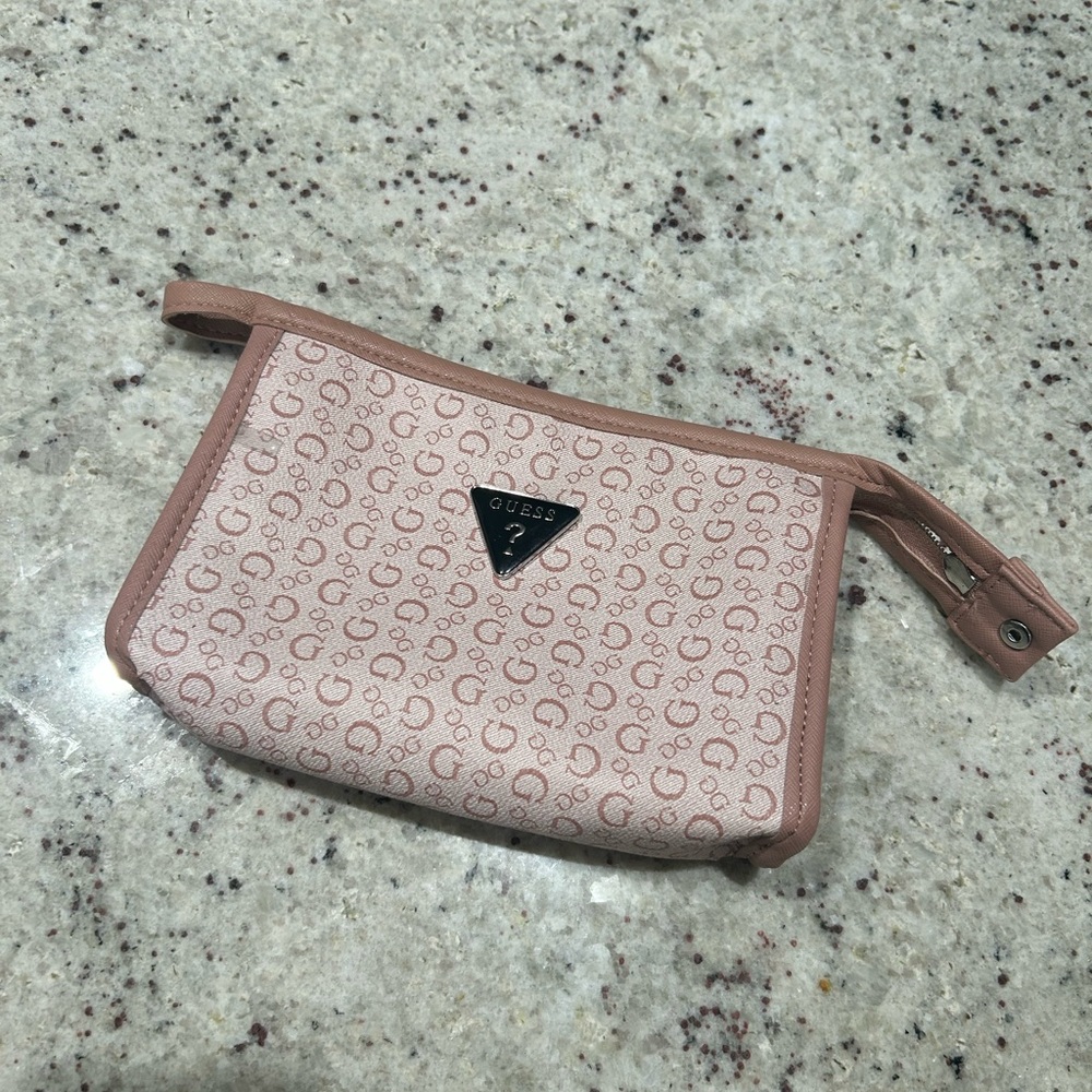 Guess Pink Cosmetic Bag